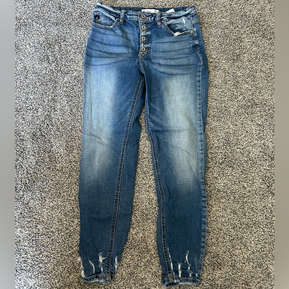 KanCan Distressed Blue Skinny Jeans